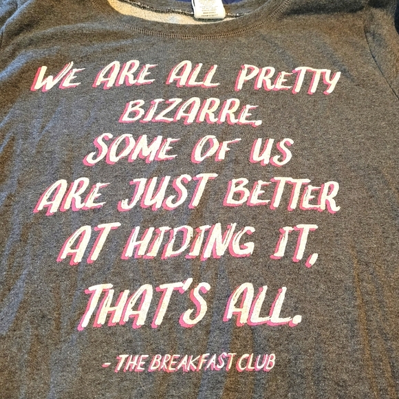 Breakfast Club Sweater Sweat Shirt XL XXL Grey Cozy winter tea books coffee - Picture 4 of 10